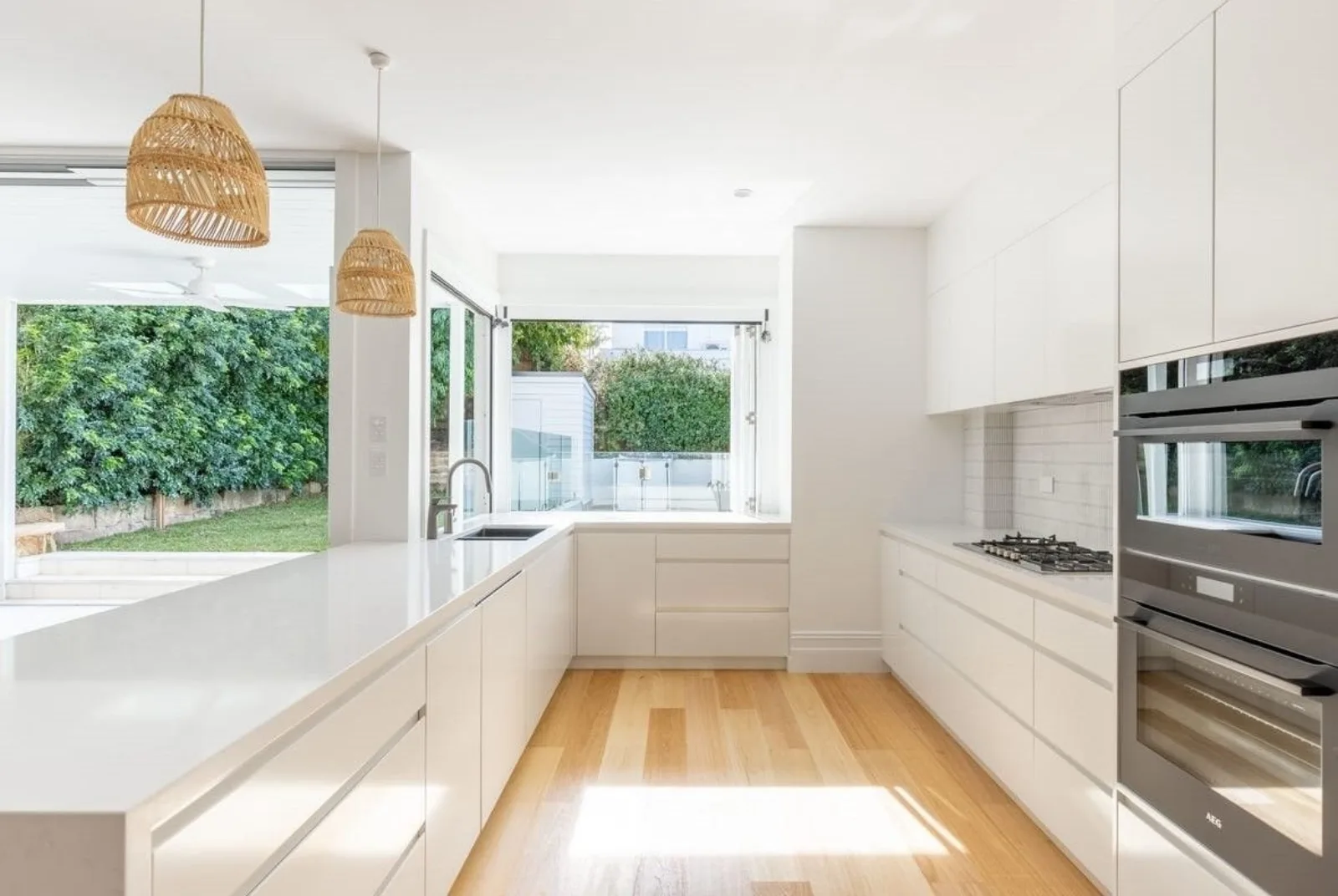 Kitchen in the Rozelle renovation